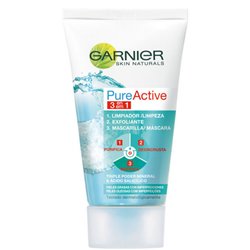 Garnier Active 3 In 1 Cleansing Gel 150ml - unisex