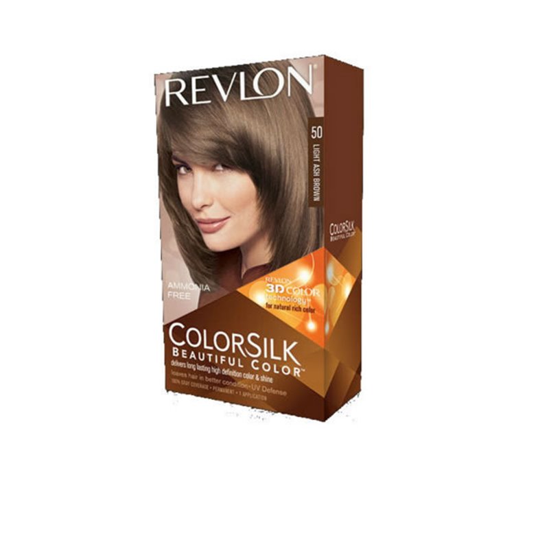 Revlon Colorsilk Ammonia Free 50 Light Ash Brown - unisex