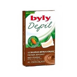 Byly Depil Chocolate Facial Bands 12 Units - unisex - Teknashop Ltd