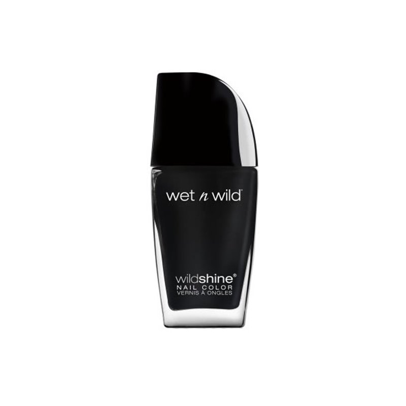 Wet N Wild Wild Shine Nail Color E485D Black Creme - unisex