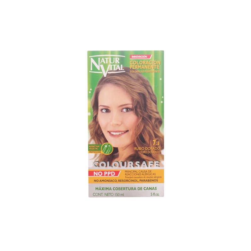 Naturaleza Y Vida Coloursafe Permanent 7.3 Golden Blonde 150ml - unisex