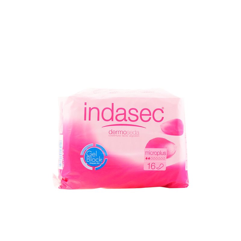 Indasec Dermoseda Compresses Incontinence Micro Plus 16 Units - unisex