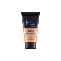 Maybelline Fit Me Matte Poreless Foundation 320 Natural - unisex - Teknashop Ltd