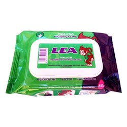 Lea Children's Hygiene Wipes Wc Pack 60 Units - unisex - Teknashop Ltd