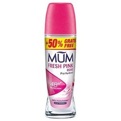 Mum Fresh Pink Rose Roll On Deodorant 50ml - unisex