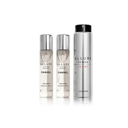 Chanel Allure Homme Sport Travel Spray Rechargeable Set 4 Pieces - man