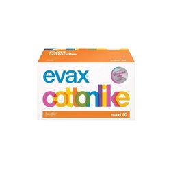 Evax Cottonlike Maxi Pantyliners 40 Units - unisex