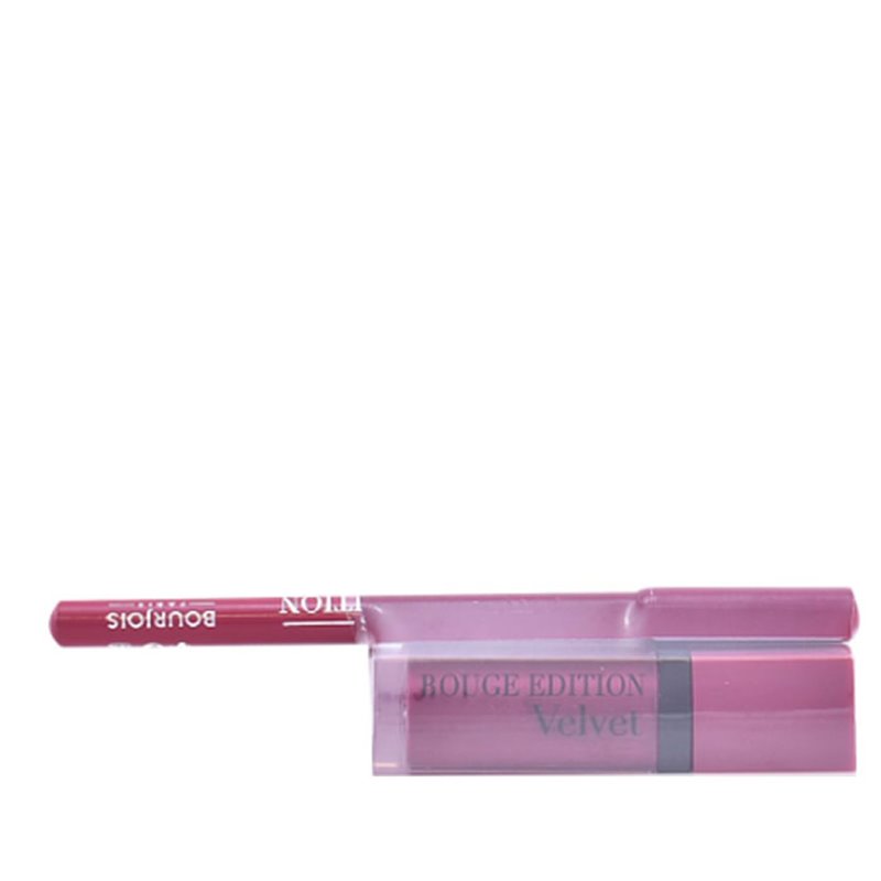 Bourjois Rouge Edition Velvet Lipstick 14 Plum Plum Girl Set 2 Pieces - unisex