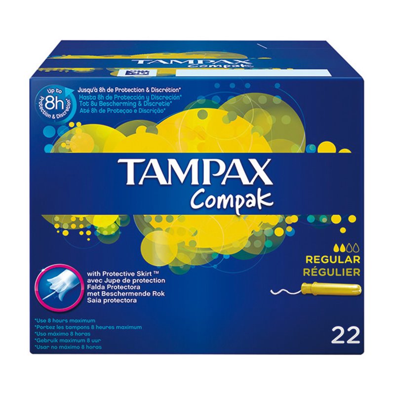 Tampax Compak Regular 22 Units - unisex