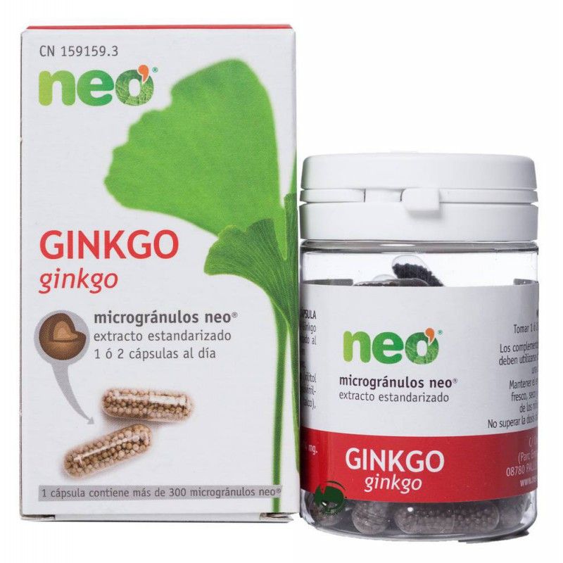 Neo Ginkgo Biloba Microgranules 45 Capsules - unisex