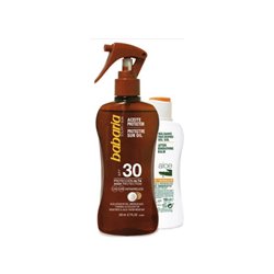 Babaria Sun Protective Sun Oil Spf30 Spray 200ml Set 2 Pieces - unisex - Teknashop Ltd