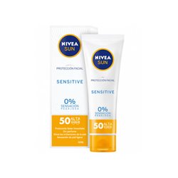 Nivea Sun Facial Sensitive Spf50 50ml - unisex - Teknashop Ltd