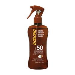 Babaria Coconut Protective Sun Oil Spf50 200ml - unisex - Teknashop Ltd