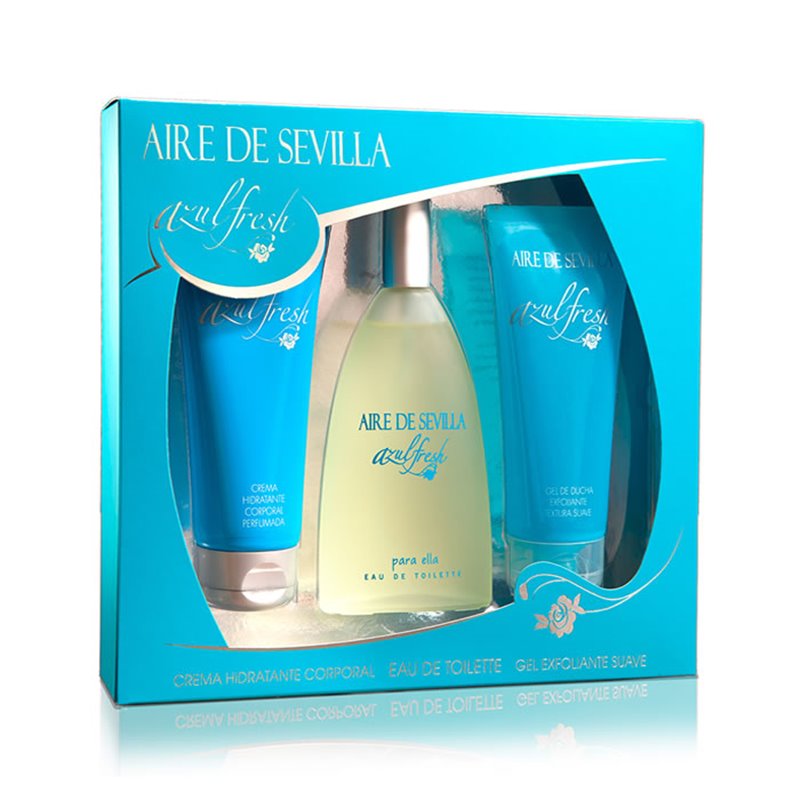 Aire De Sevilla Azul Fresh Eau De Toilette Spray 150ml Set 3 Piezas - woman