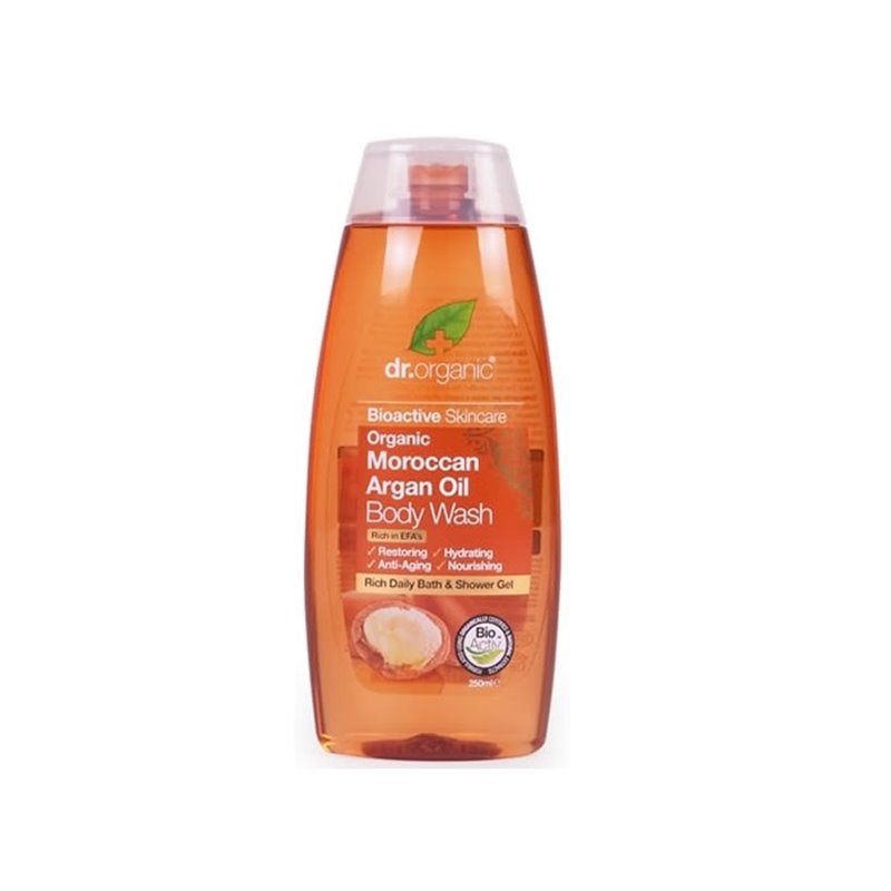 Dr Organic Moroccan Argan Oil Bath And Shower Gel 250ml - unisex