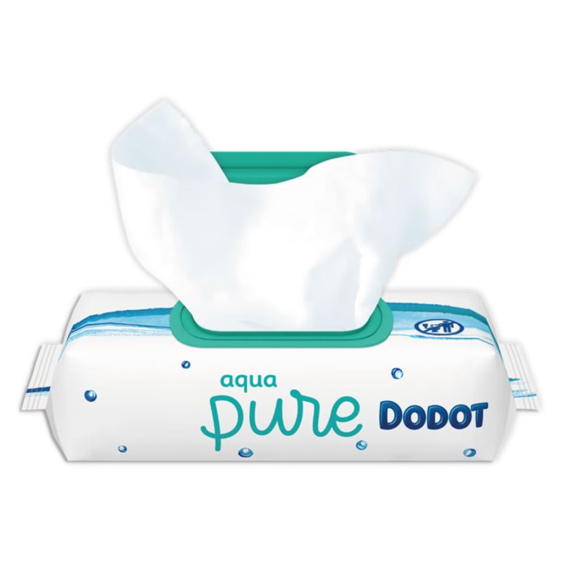 Dodot Aqua Pure Wipes x48 - unisex - Teknashop Ltd