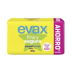 Evax Fina & Segura Normal Sanitary Towels 40 Units - unisex - Teknashop Ltd