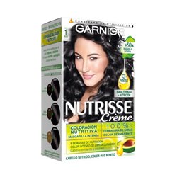 Garnier Nutrisse Crème Nourishing Color 1 Black - unisex