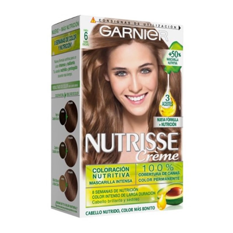 Garnier Nutrisse Crème Nourishing Color 6 Dark Blonde - unisex