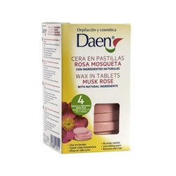 Daen Depilation Wax In Tablets Musk Rose 300g - unisex