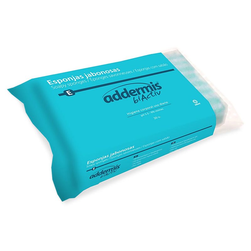 Indasec Addermis Biactiv Soapy Sponge 20 Units - unisex - Teknashop Ltd