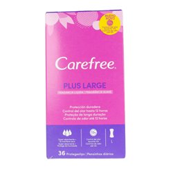 Carefree Plus Large Pantyliners 36 Units - unisex - Teknashop Ltd