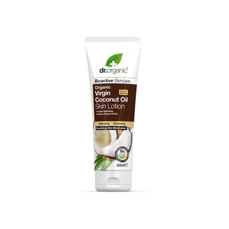 Dr. Organic Virgin Coconut Oil Skin Lotion 200ml - unisex - Teknashop Ltd