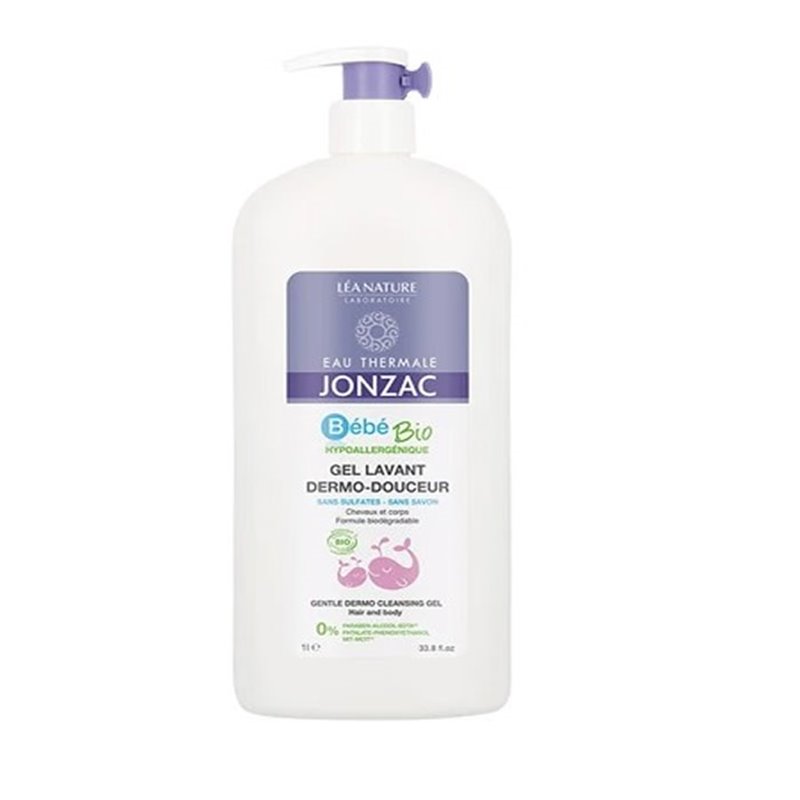 Jonzac Bébé Bio Gentle Dermo-Cleansing Gel 1L - unisex - Teknashop Ltd