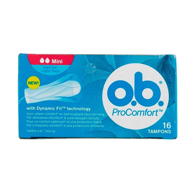 O.B. Procomfort 16 Tampons Mini - unisex - Teknashop Ltd