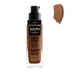 Nyx Can´t Stop Won´t Stop Full Coverage Foundation Cappucciono 30ml - unisex - Teknashop Ltd