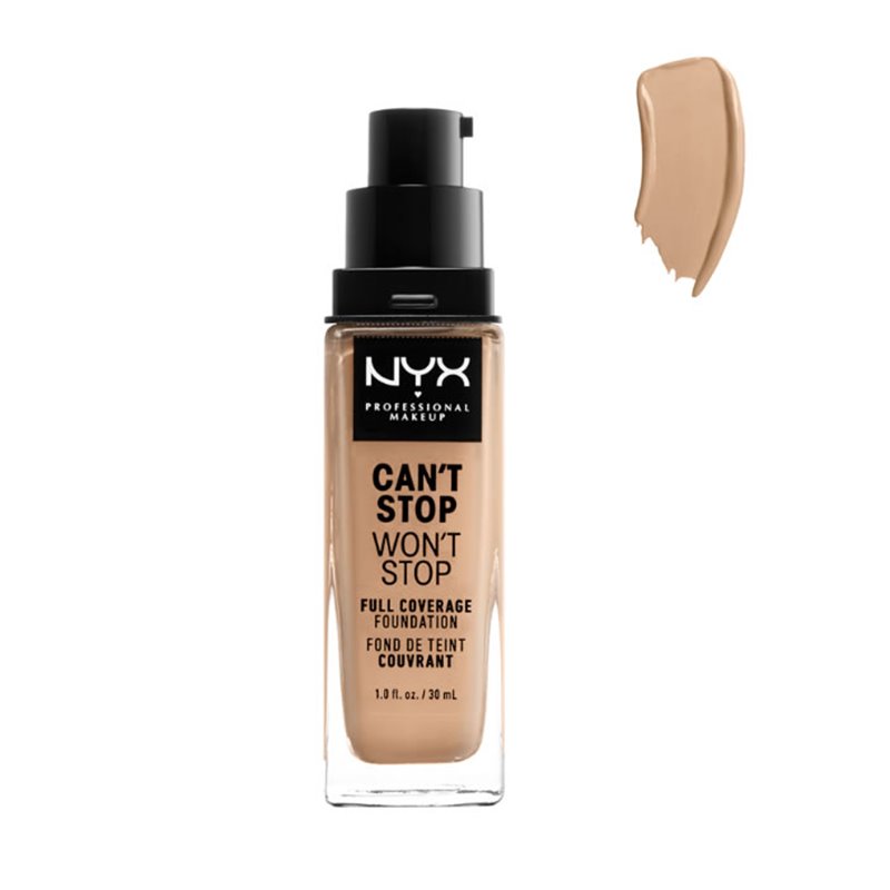 Nyx Can´t Stop Won´t Stop Full Coverage Foundation True Beige 30ml - unisex - Teknashop Ltd