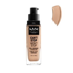 Nyx Can´t Stop Won´t Stop Full Coverage Foundation Natural 30ml - unisex