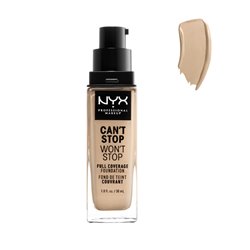 Nyx Can´t Stop Won´t Stop Full Coverage Foundation Nude 30ml - unisex - Teknashop Ltd