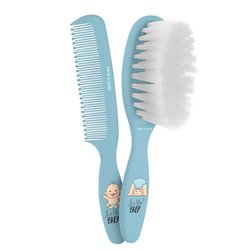 Beter Baby Brush And Comb Set Blue - unisex