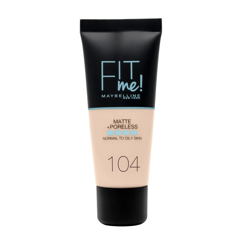 Maybelline Fit Me Matte & Poreless Foundation 104 Soft Ivory 30ml - unisex - Teknashop Ltd