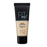 Maybelline Fit Me Matte & Poreless Foundation 112 Soft Beige 30ml - unisex