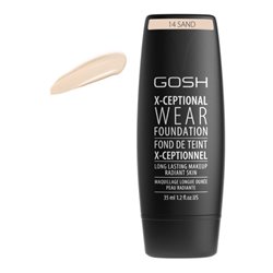 Gosh X-Ceptional Wear Foundation Long Lasting Makeup 14 Sand 35ml - unisex - Teknashop Ltd