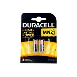 Duracell Long Lasting Power Alkaline Batteries MN21B2 12v 2 Units - unisex