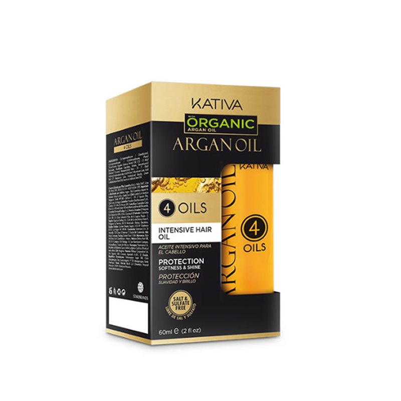 Kativa Argan Oil 4 Oils Intense Hair Oil 60ml - unisex