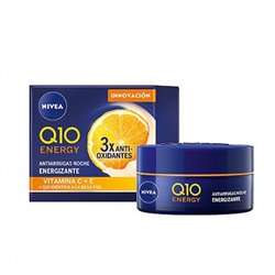 Nivea Q10 Energy Recharging Night Cream 50ml - unisex - Teknashop Ltd