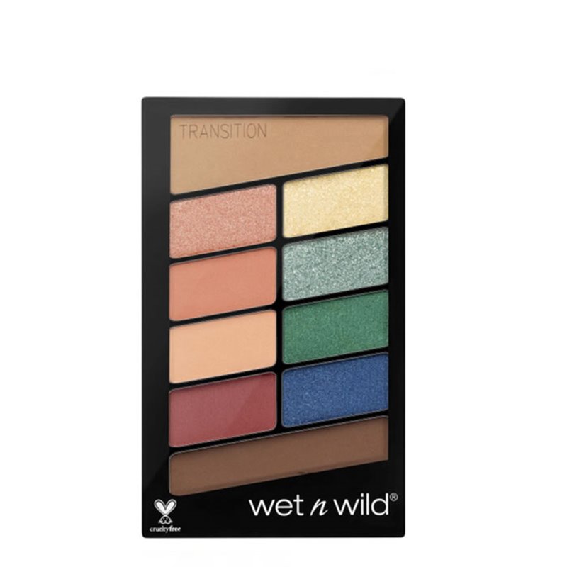 Wet N Wild Color Icon Eyeshadow 10 Pan Palette Stop Playing Safe - unisex - Teknashop Ltd