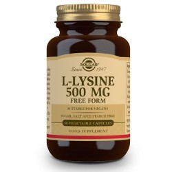 Solgar L-Lysine 500mg 50 Capsules - unisex