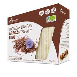 Alecosor Bio Tostadas De Arroz y Lino - unisex