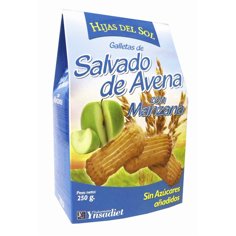 Ynsadiet Galletas Salvado Avena Con Manzana - unisex