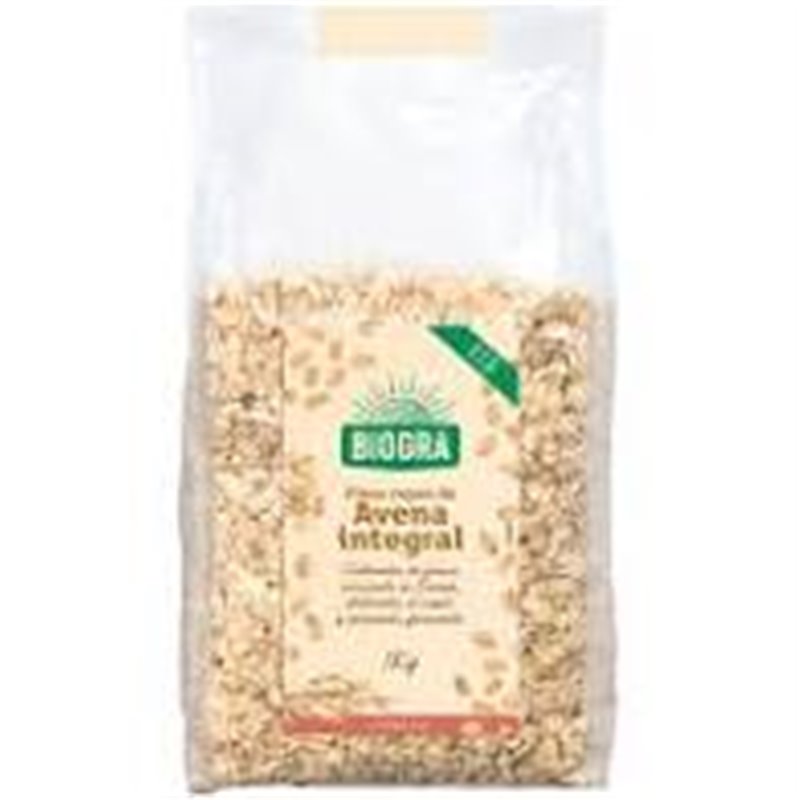 Biográ Copos De Avena Finos Integrales 1kg Bio - unisex