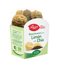 Granero Galletas Artesanas Sabor Limon Con Chia 250g - unisex