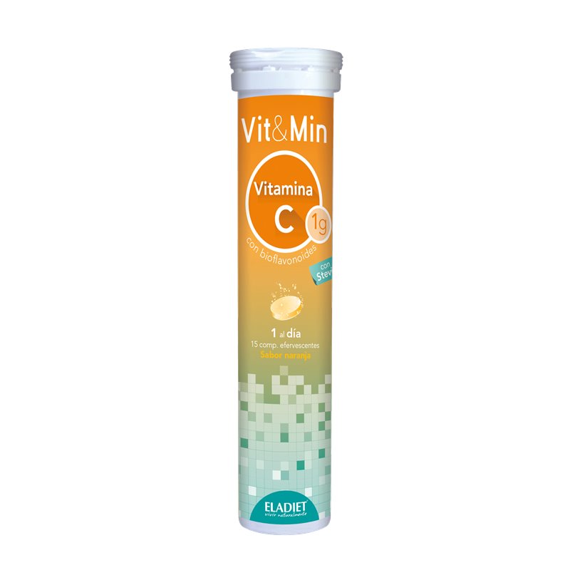 Eladiet Vit y Min Vitamina C 15 Comp Efervescentes - unisex