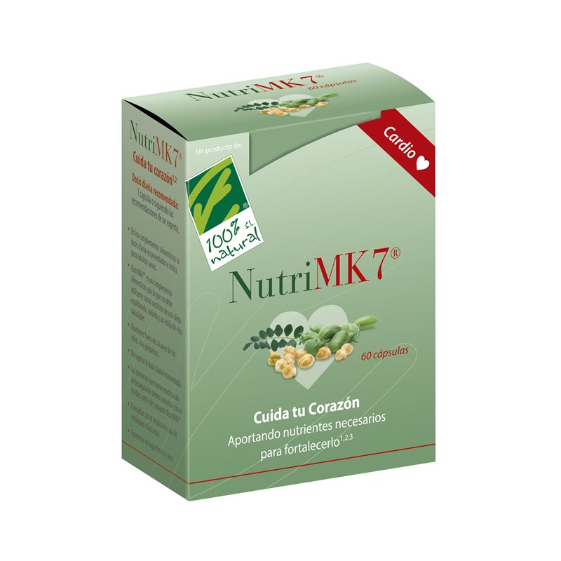 100%natura Nutrimk7 Cardio 60 Perlas - unisex