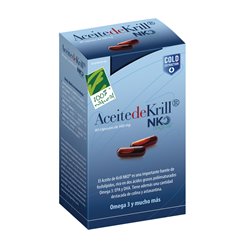 100%natura Aceite De Krill Nko 80 Cap De 500 Mg - unisex