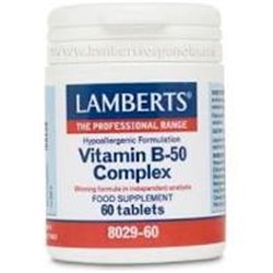 Lamberts Vit B 50 Complex 60 Tabs - unisex